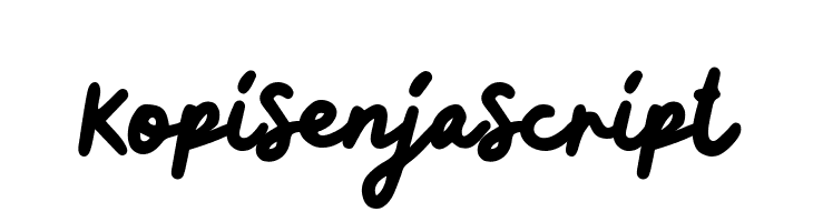 Kopi Senja Script  Free Fonts Download