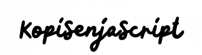 Kopi Senja Script  Frei Schriftart Herunterladen