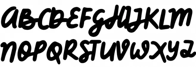 Kopi Senja Script Schriftart Groß