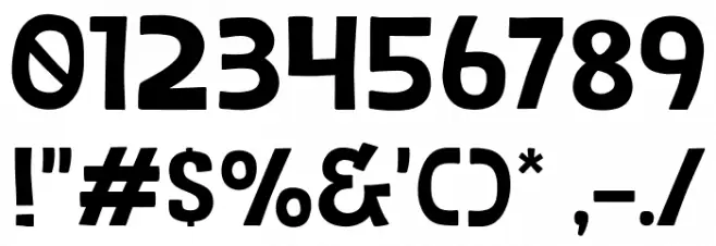 Kopiku Font OTHER CHARS