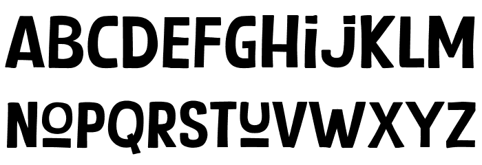 Kopiku Font LOWERCASE