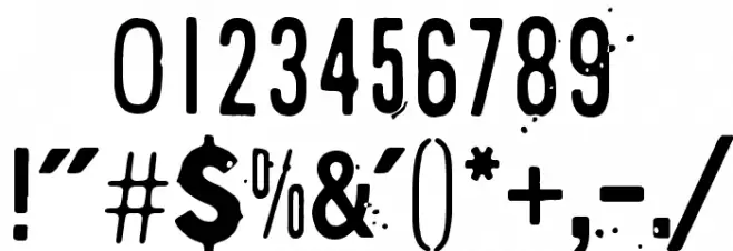 Kopio 639 Font OTHER CHARS