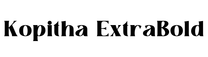 Kopitha ExtraBold  لخطوط تنزيل