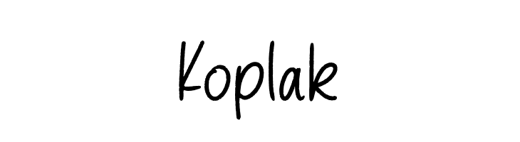 Koplak  Frei Schriftart Herunterladen