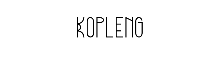 Kopleng  font caratteri gratis