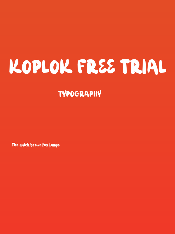 Koplok Free Trial Poster