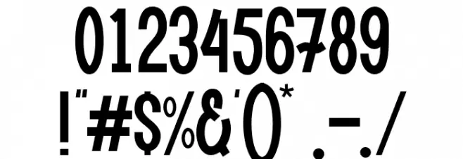 Kopodaps Font OTHER CHARS