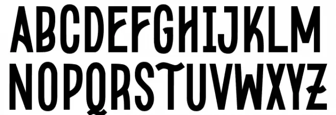 Kopodaps Font Litere mari