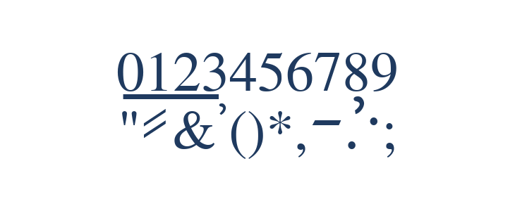 Koptos Regular Other Characters