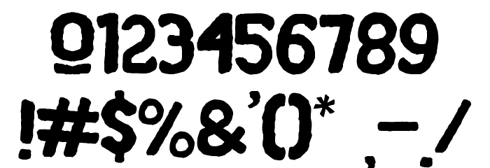 Kora Kora Font OTHER CHARS