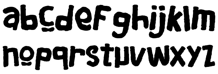 Kora Kora Font LOWERCASE