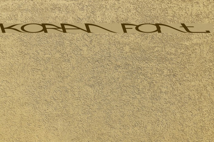 Koran Font examples
