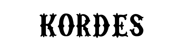Kordes  Скачать бесплатные шрифты