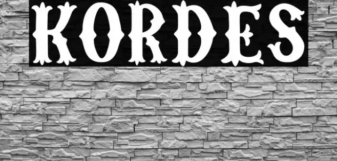 Kordes Font examples