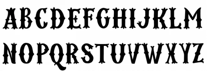 Kordes फ़ॉन्ट लोअरकेस