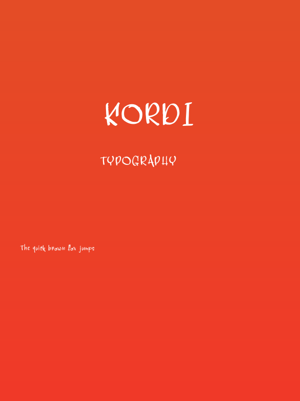 Kordi Poster