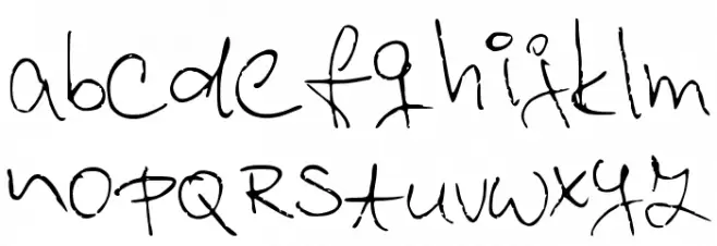 Kordulova Caratteri MINUSCOLO