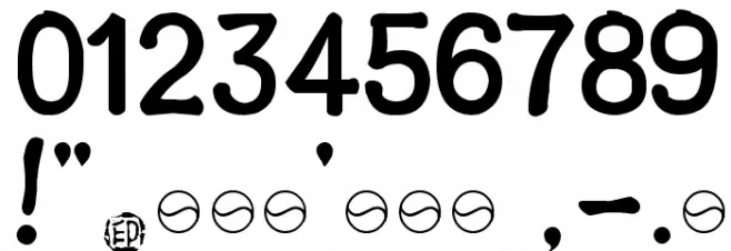 Korean Calligraphy Polices AUTRES CHARS