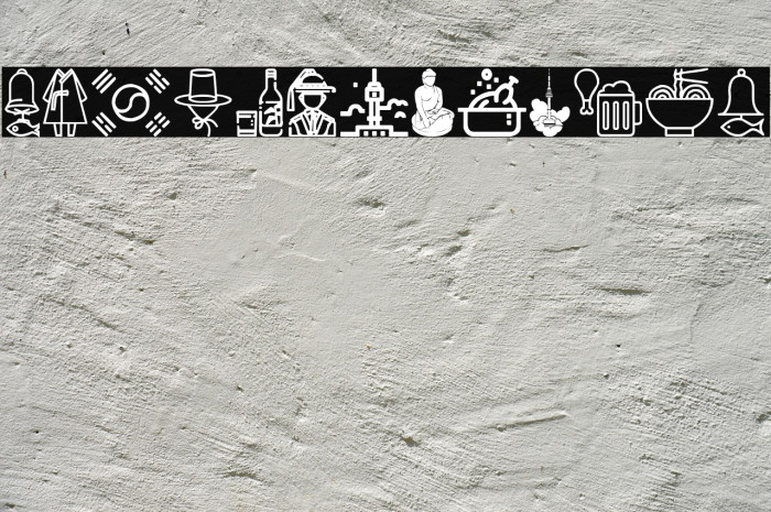 Korean Icons Font examples