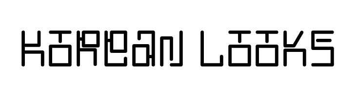 Korean Looks  Скачать бесплатные шрифты