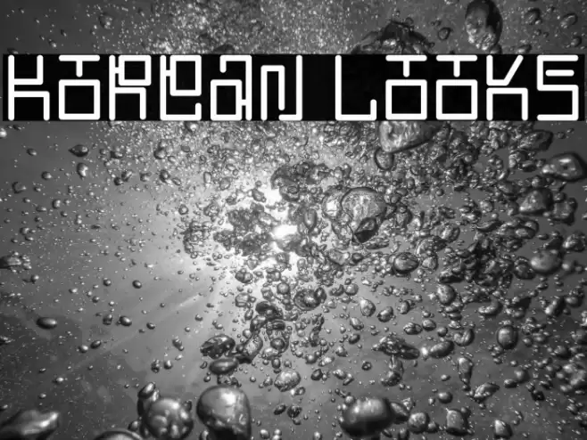 Korean Looks Font examples