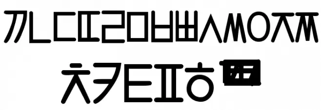 KoreanModernSSK Schriftart Groß