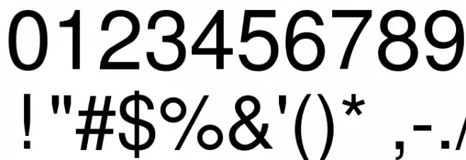 KoreanSansSSK Font OTHER CHARS