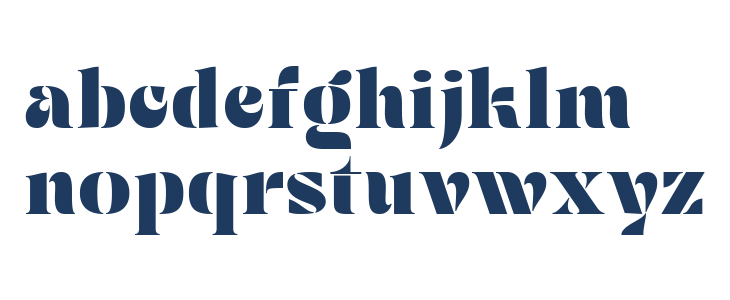 Koreon Display DEMO Lowercase