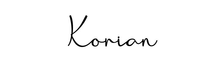 Korian  font caratteri gratis
