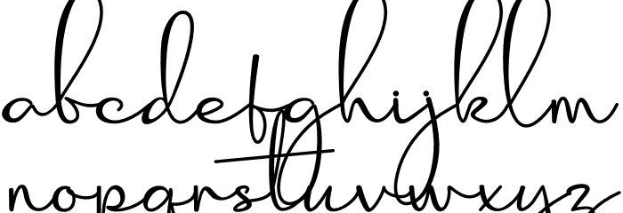 Korian Font LOWERCASE