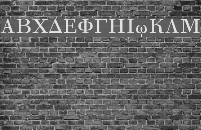 Korinthus Font examples