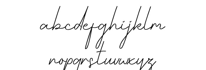 Kornelins Font LOWERCASE