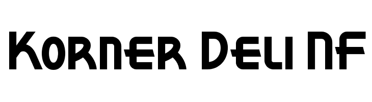 Korner Deli NF Font