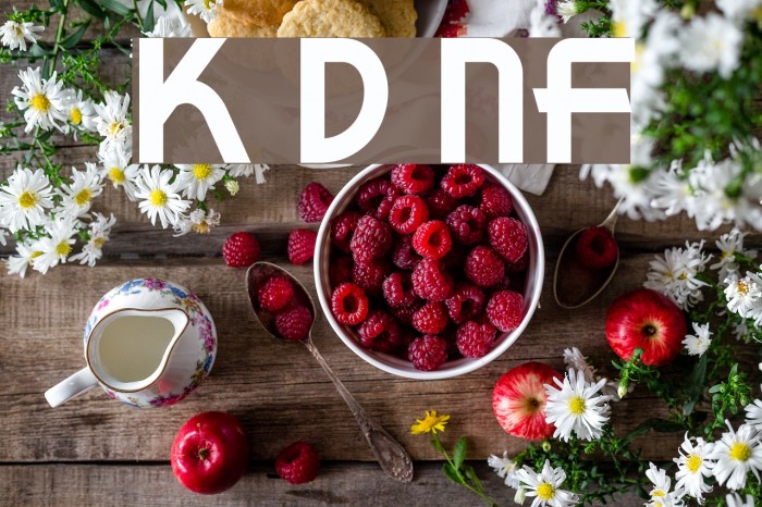 Korner Deli NF Font examples