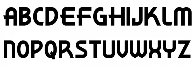KornerDeliNF Schriftart Groß