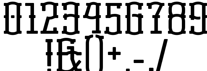 Korneuburg Display Font OTHER CHARS