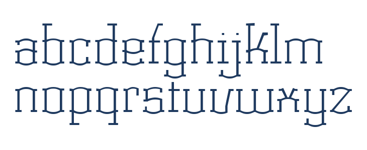 Korneuburg Light Lowercase