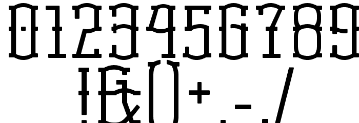 Korneuburg Regular Font OTHER CHARS