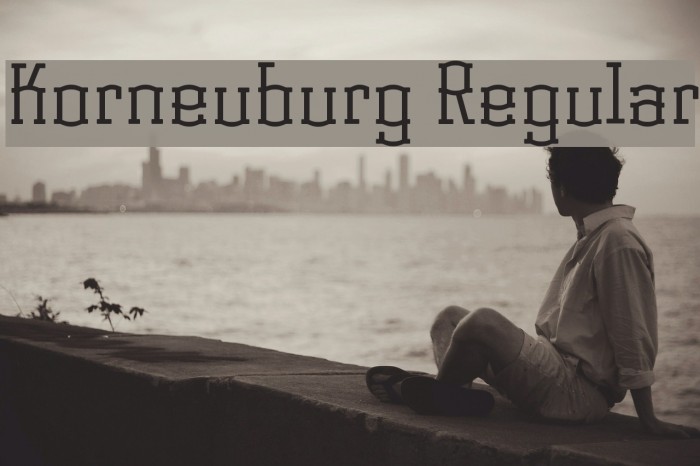 Korneuburg Regular Font examples