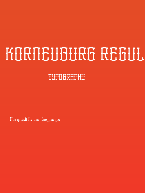 Korneuburg Regular Poster