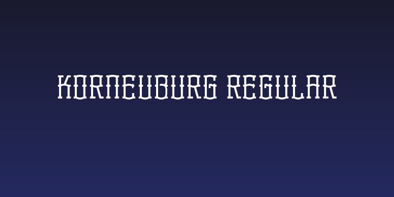 Korneuburg Regular Social Header