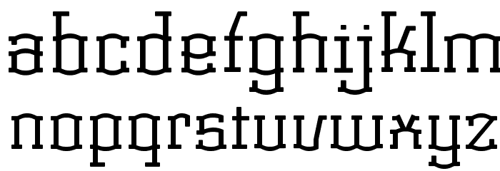 Korneuburg Regular Font LOWERCASE
