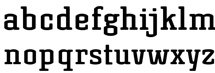 KorneuburgSlabBold-Bold Font LOWERCASE