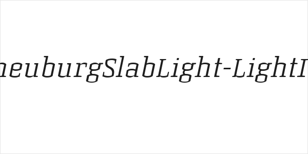 KorneuburgSlabLight-LightItalic Logo