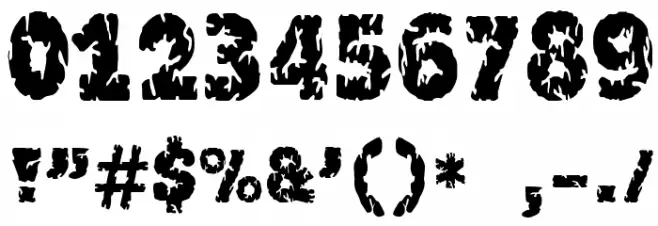 Kornik フォント その他の文字