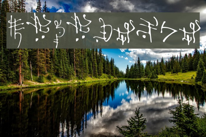 Korohanza Font examples