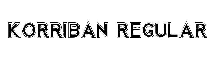 Korriban Regular  Скачать бесплатные шрифты