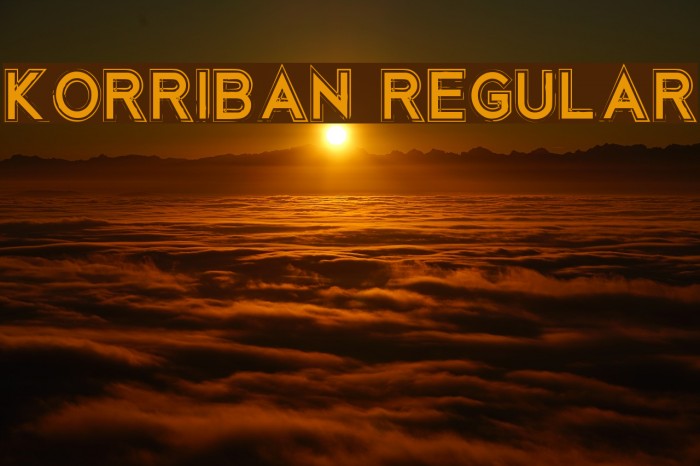 Korriban Regular Font examples