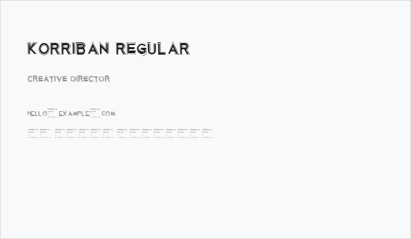 Korriban Regular Business Card