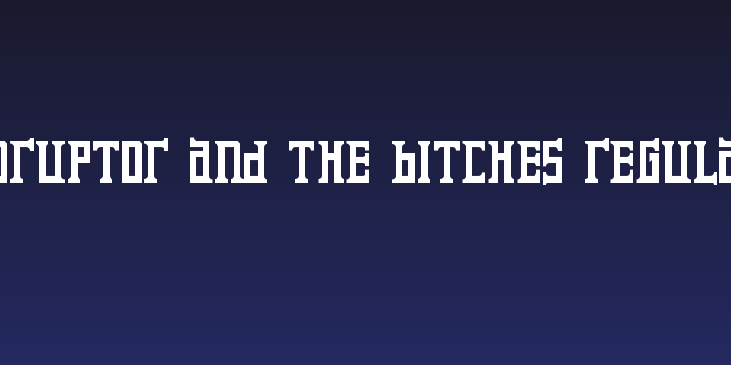 Koruptor and the Bitches Regular Social Header